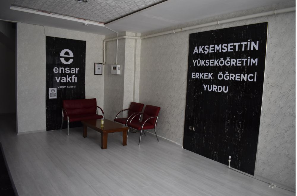 Özel Ensar Vakfı Çorum Akşemsettin Yükseköğrenim Erkek Öğrenci Yurdu
