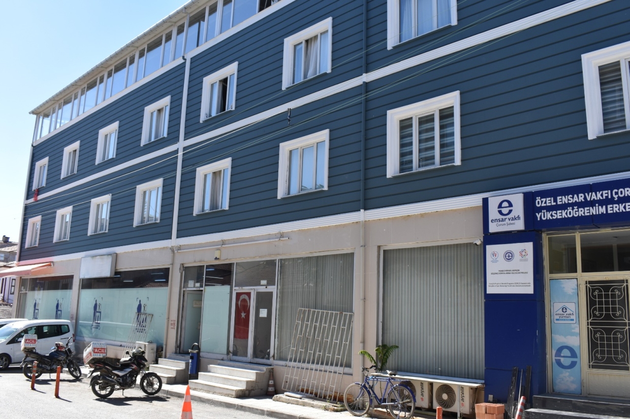 Özel Ensar Vakfı Çorum Akşemsettin Yükseköğrenim Erkek Öğrenci Yurdu