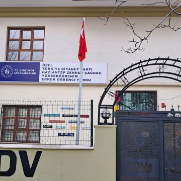 TÜRKİYE DİYANET VAKFI GAZİANTEP ZENNUP ÇAĞDAŞ YÜKSEKÖĞRENİM ERKEK ÖĞRENCİ YURDU